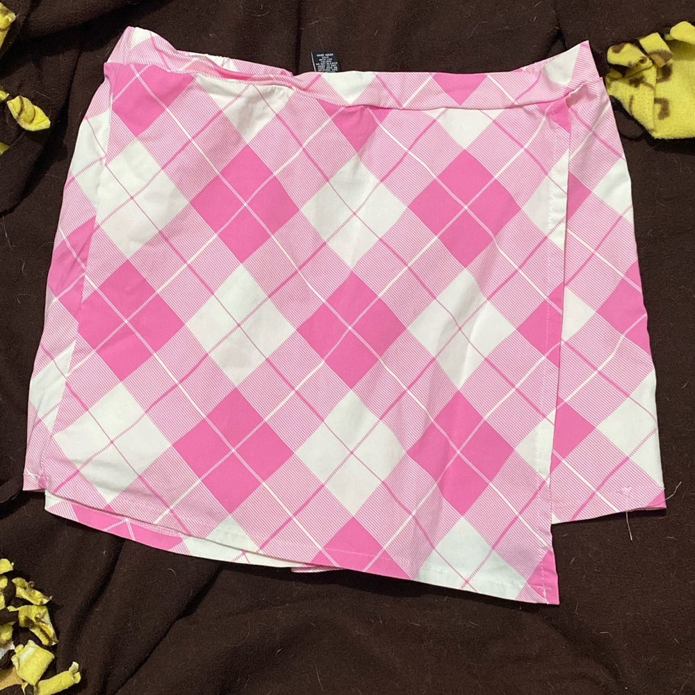 Checkered skirt